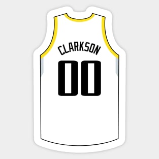 Jordan Clarkson Utah Jersey Qiangy Sticker